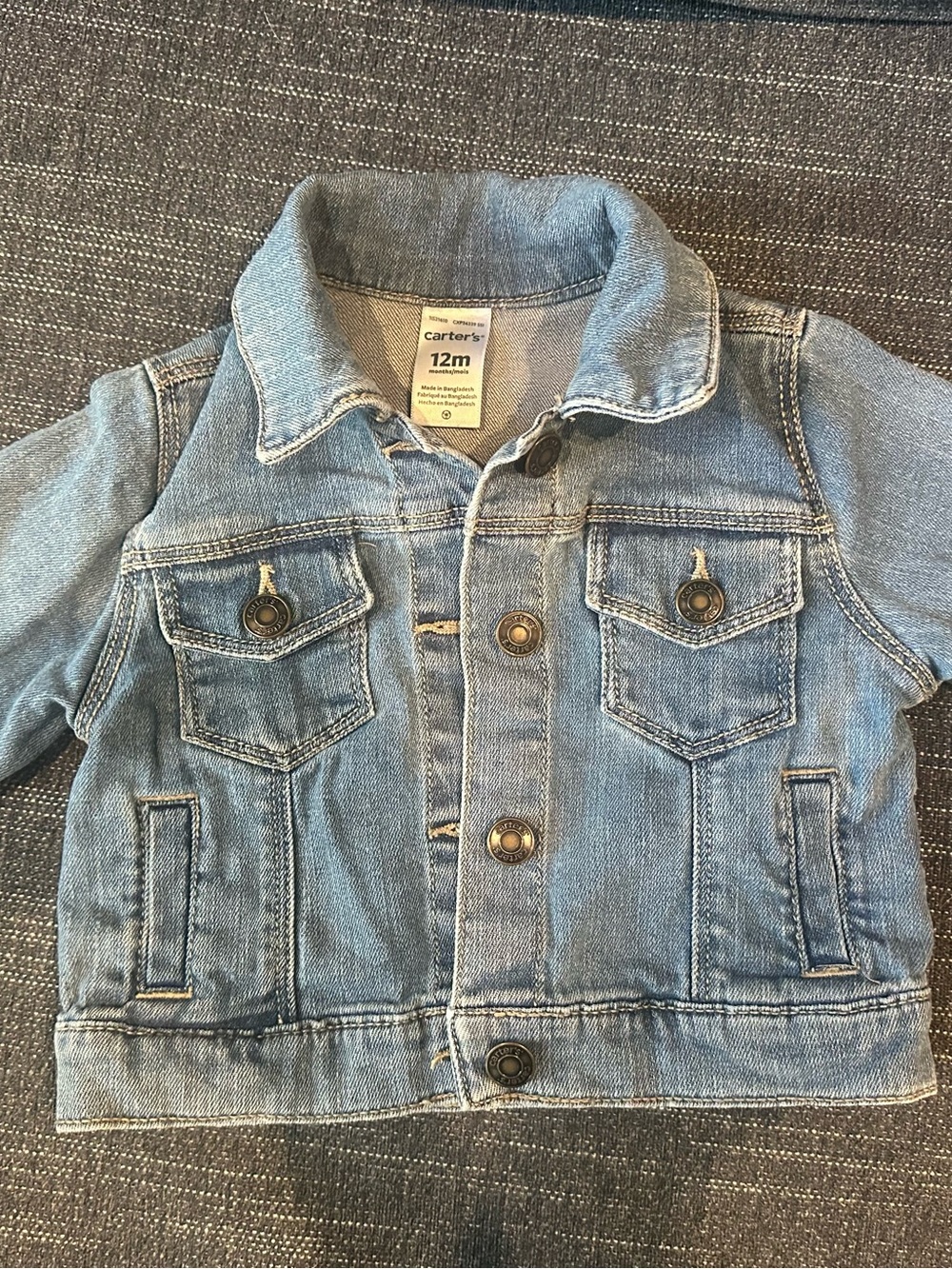 Carter's Light Blue Denim Jean Jacket for Kids